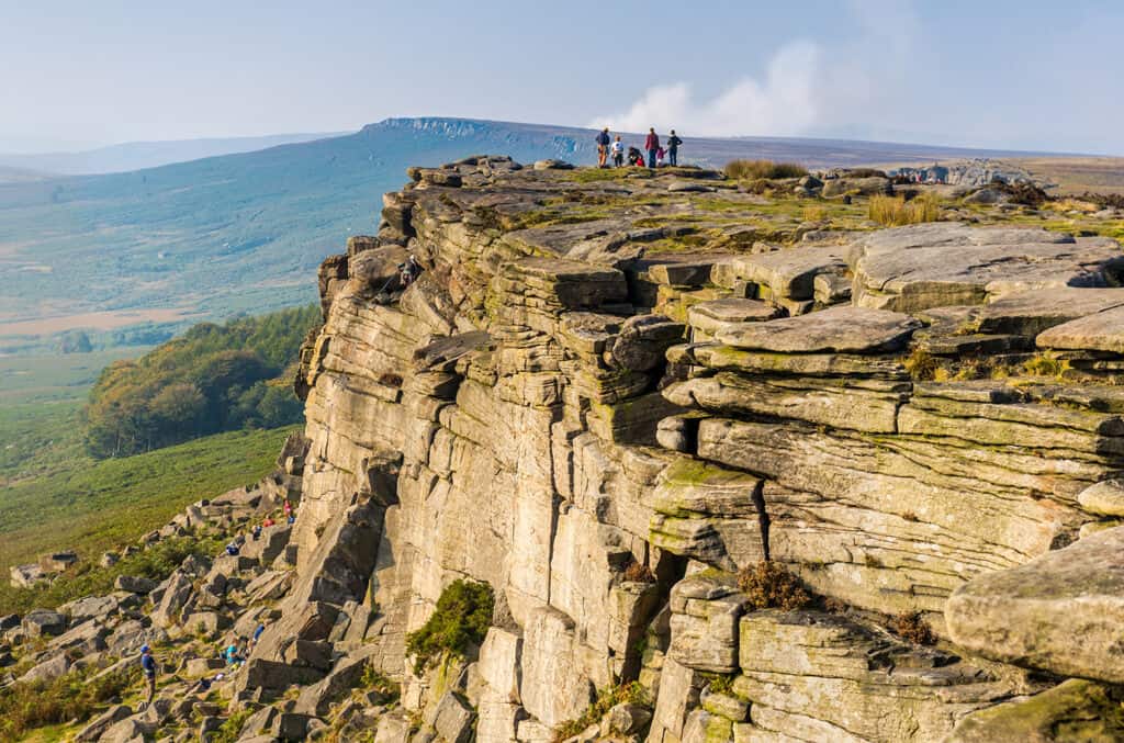 Peak District Angleterre, voies escalade traditionnelle