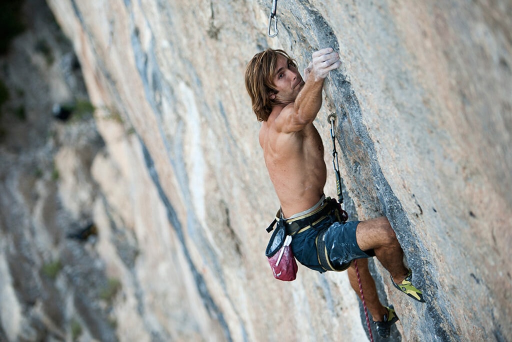 Chris Sharma one of the most famous rock climbers