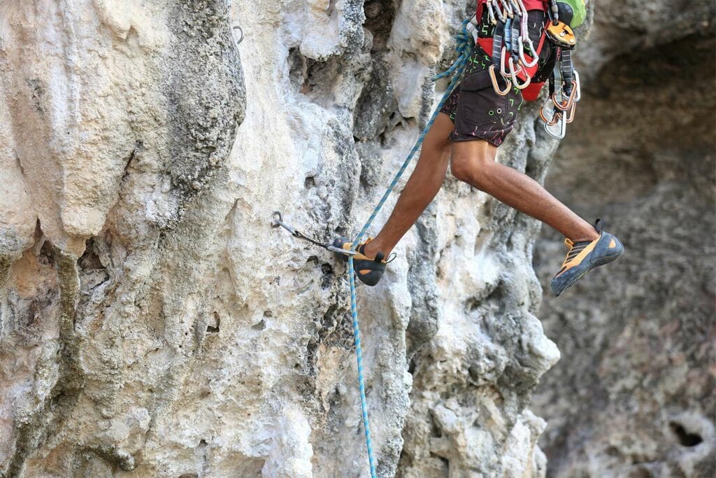 Rock climber outdoor