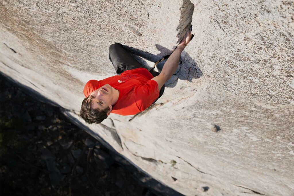 Alex Honnold climbing style