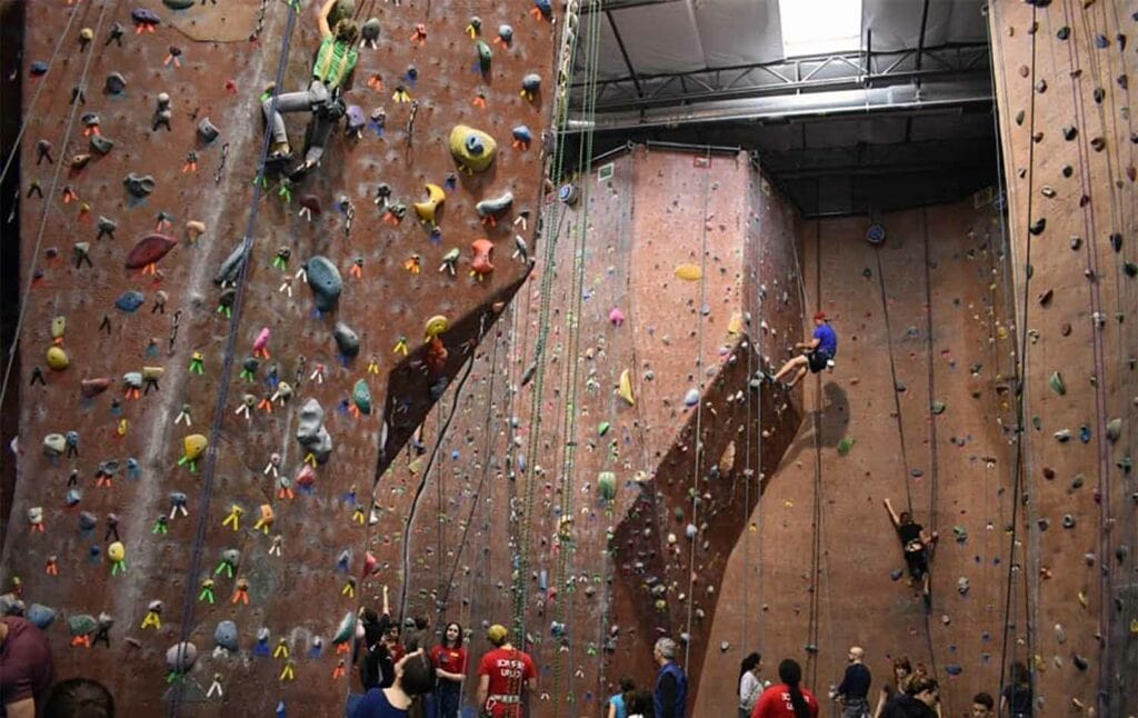 inspiring individuals at AZ on the rocks fitness climbing gym