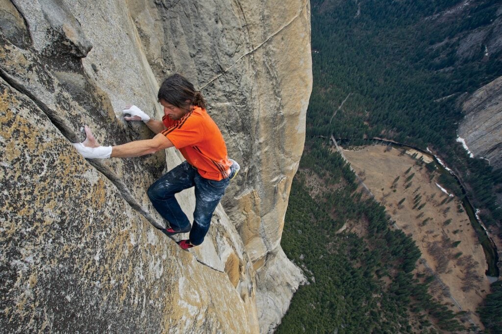 Dean Potter one of the greatest trad climbing climbers