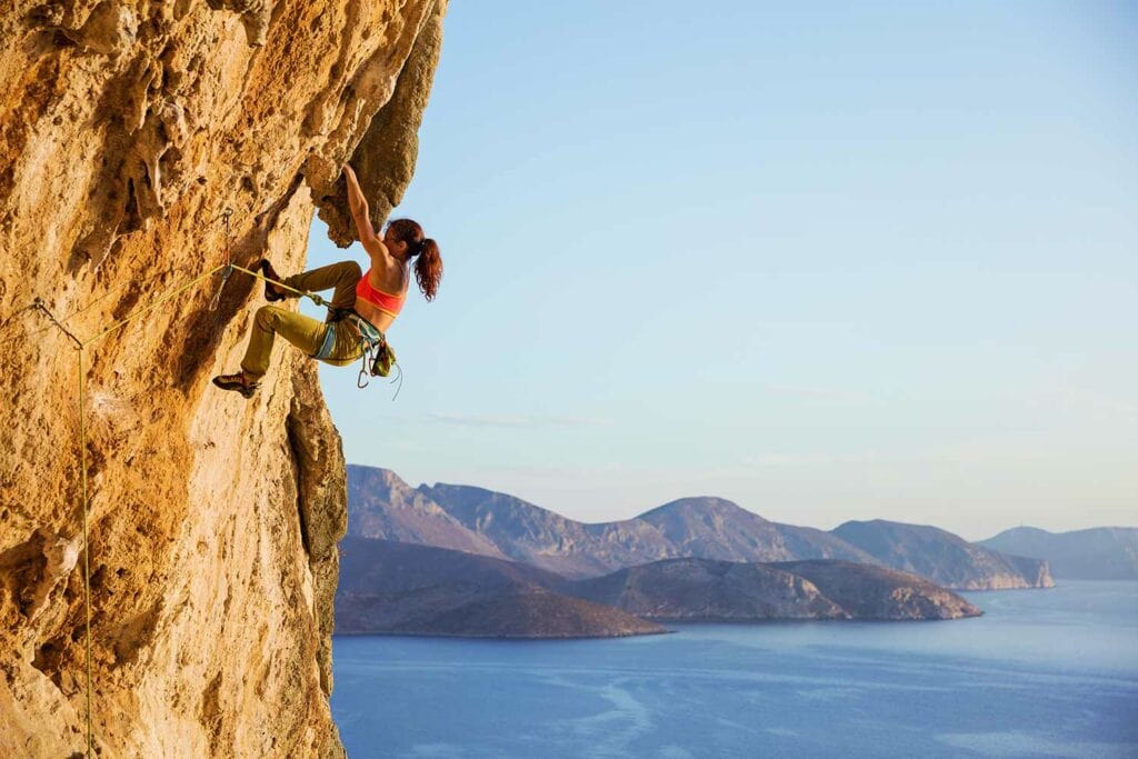 outdoor rock climbing 