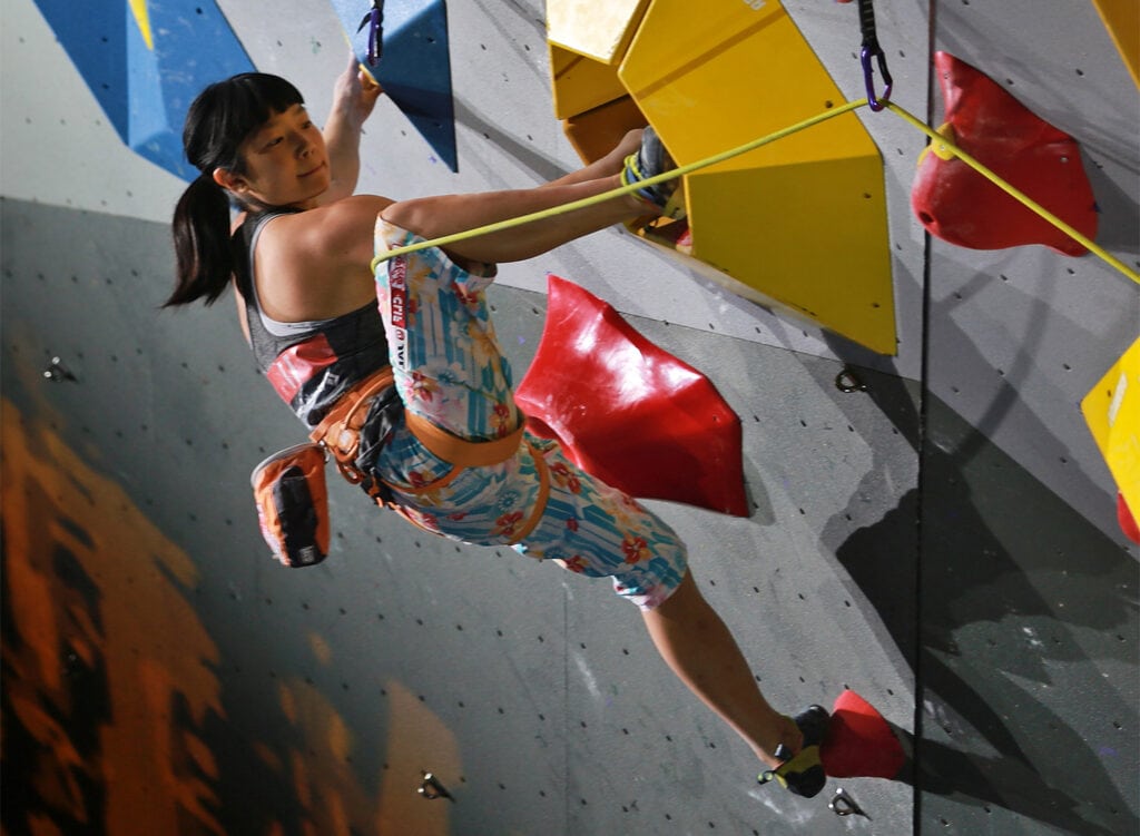Ashima Shiraishi at Climbing World Championship