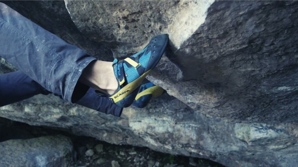 Scarpa Furia Air are so lightweight that it gives a feel like climbing barefoot