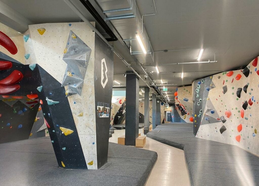 Beta Boulders climbing walls hall