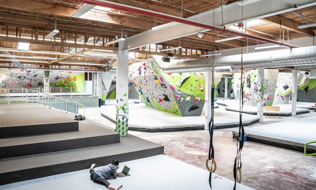 Movement Rino, one of the best climbing gyms in Denver