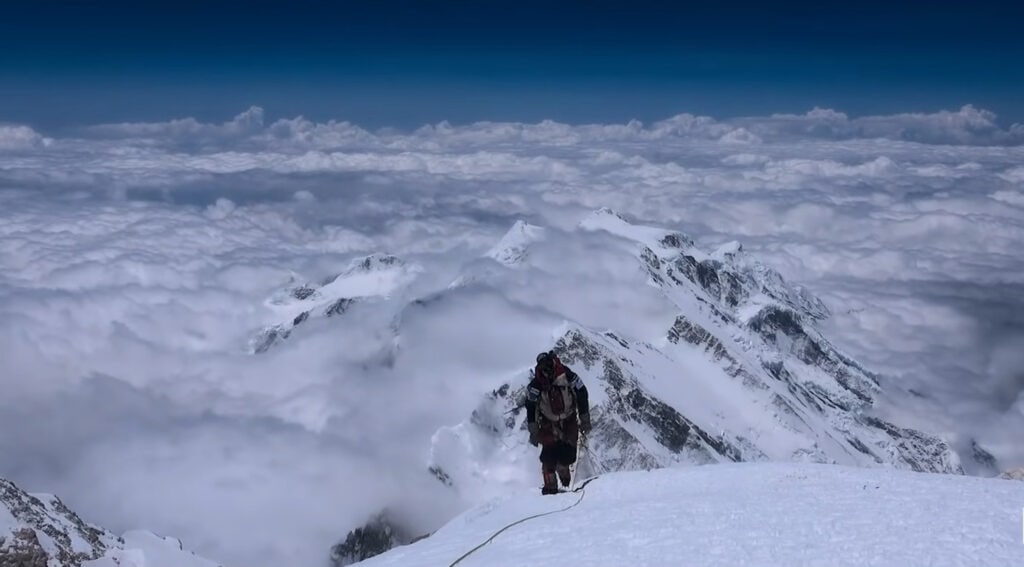 Scene from 14 Peaks Nothing is Impossible climbing films
