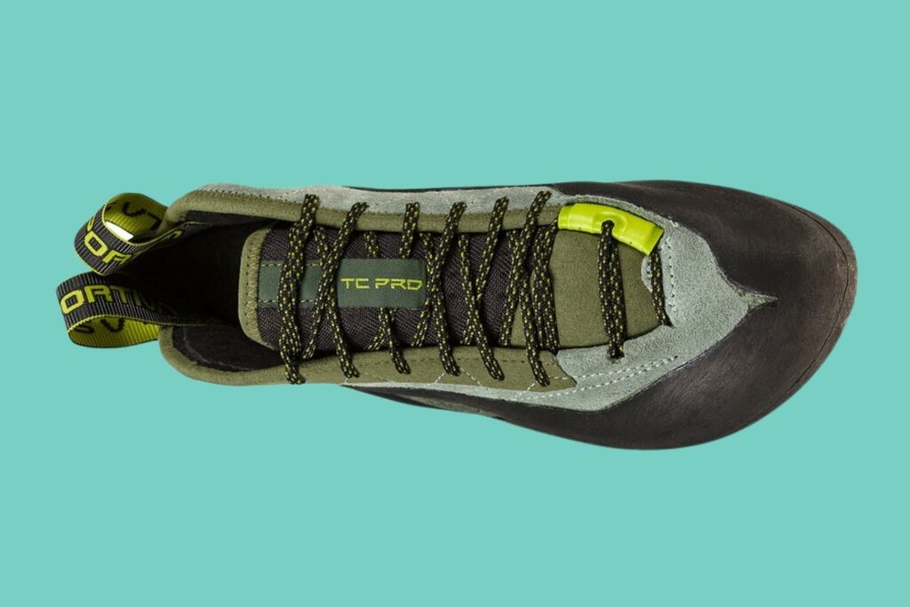TC Pros rock shoes with sturdy lacing system