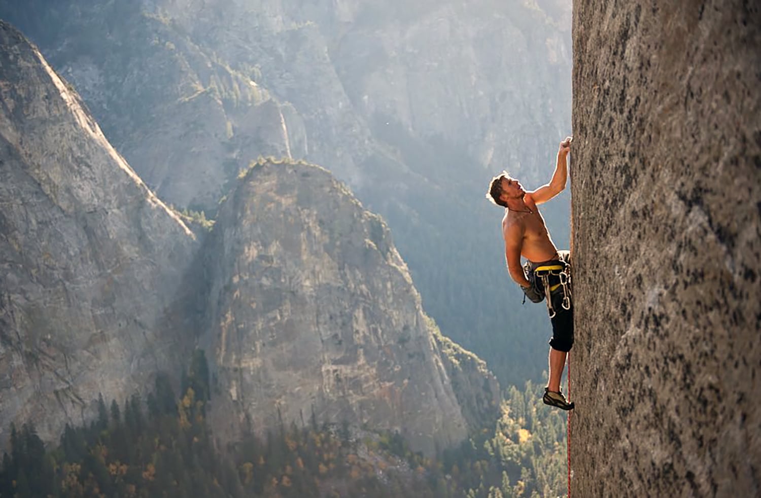 Tommy Caldwell climbing Yosemite