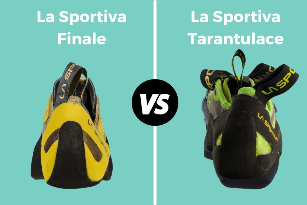 La Sportiva Tarantulace vs Finale heel view