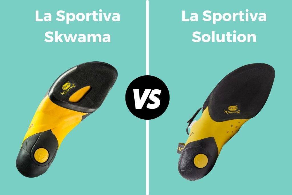 La Sportiva Skwama compared to the Solution
