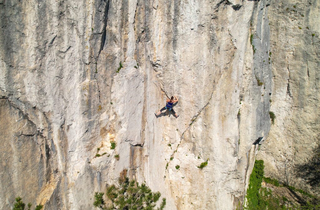 rock climbing Crni Kal, Osp, Slovenia