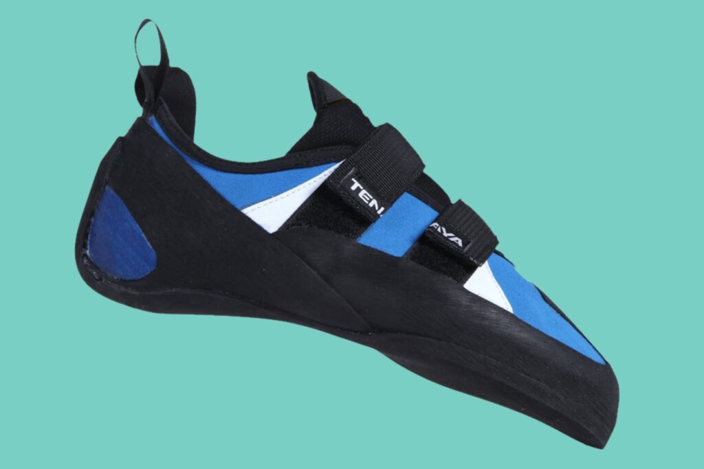 Tenaya Tanta: a relatively stiff shoe for beginners with two velcro straps