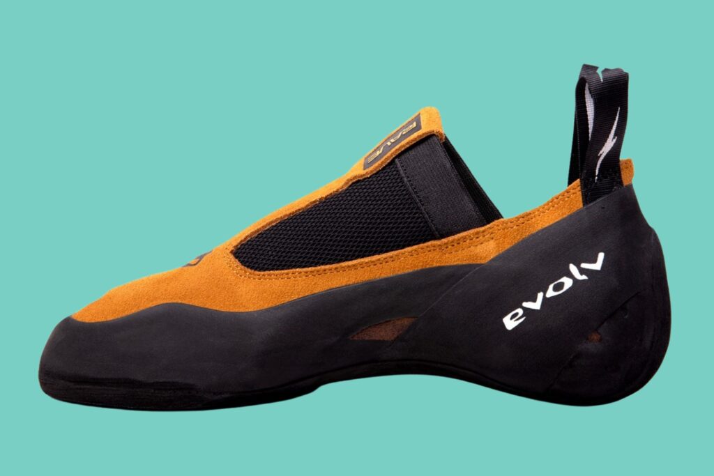 Evolv Rave climbing shoes