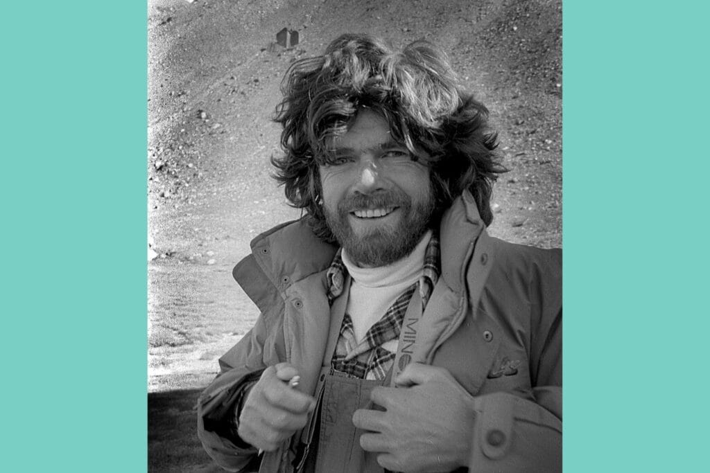 Reinhold Messner, one of the greatest mountaineers in history