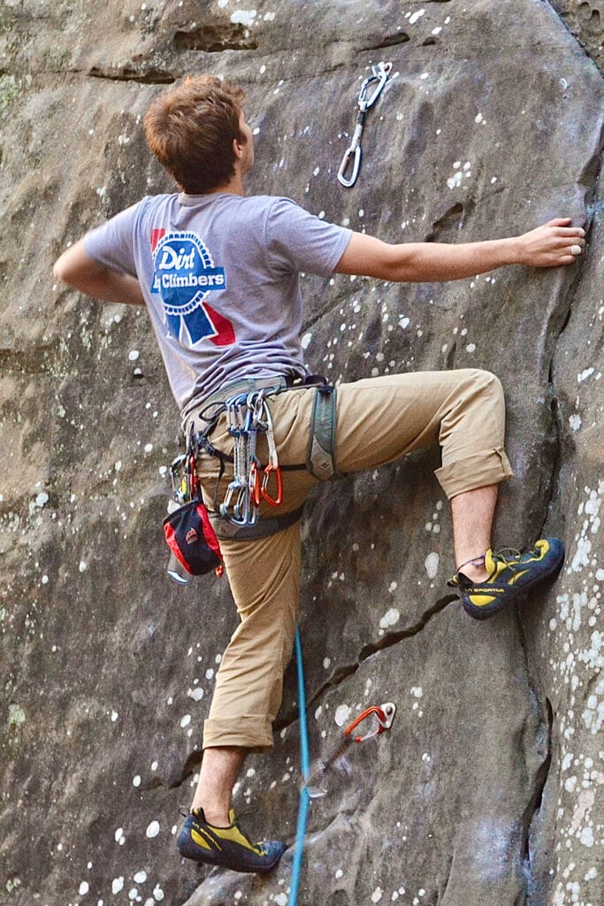 Sport climber in Illinois