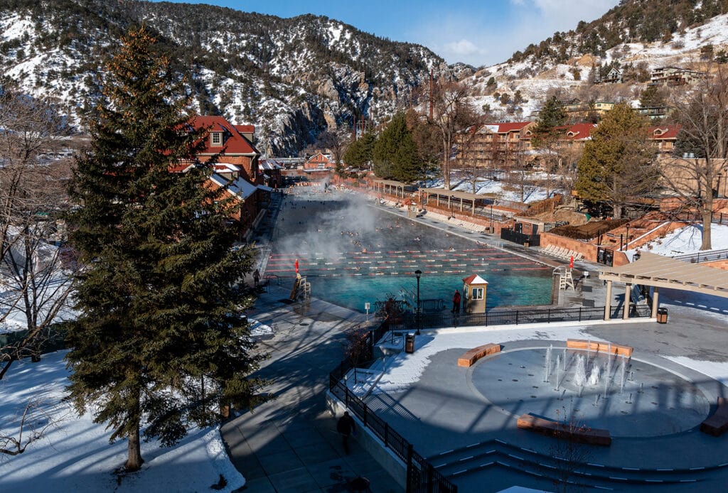 hot springs in Glenwood Springs