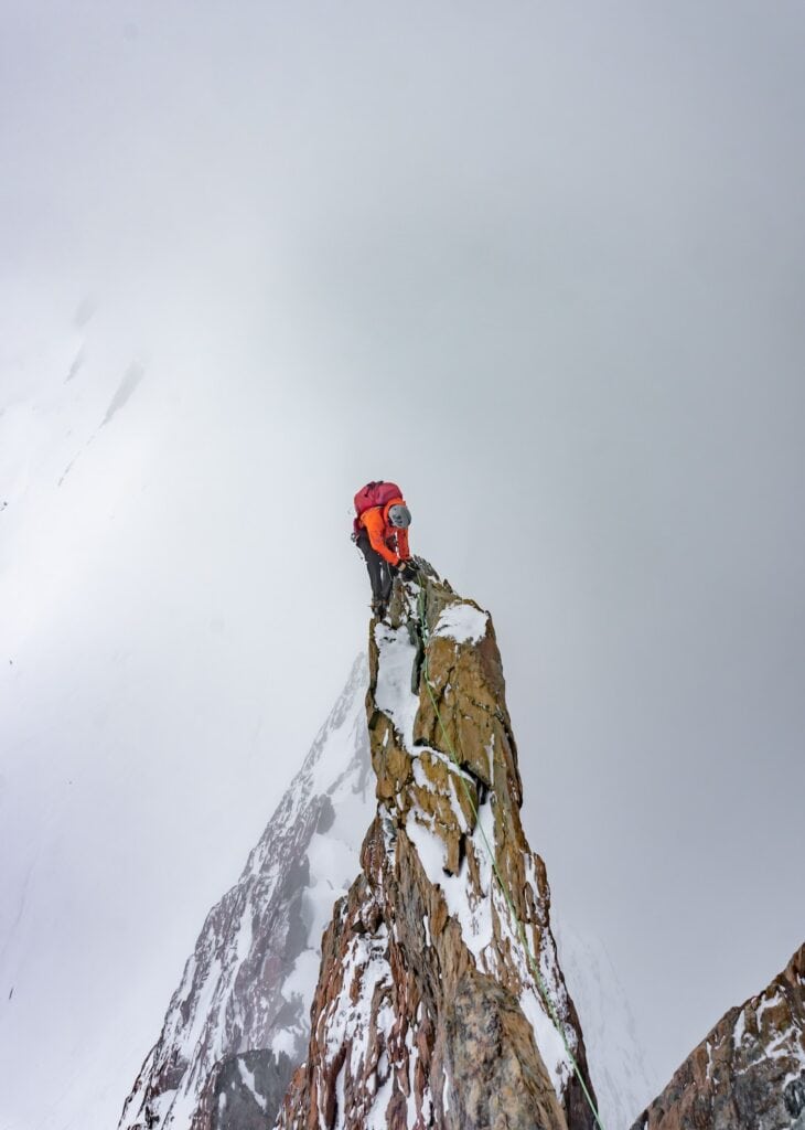 free climbing alpine