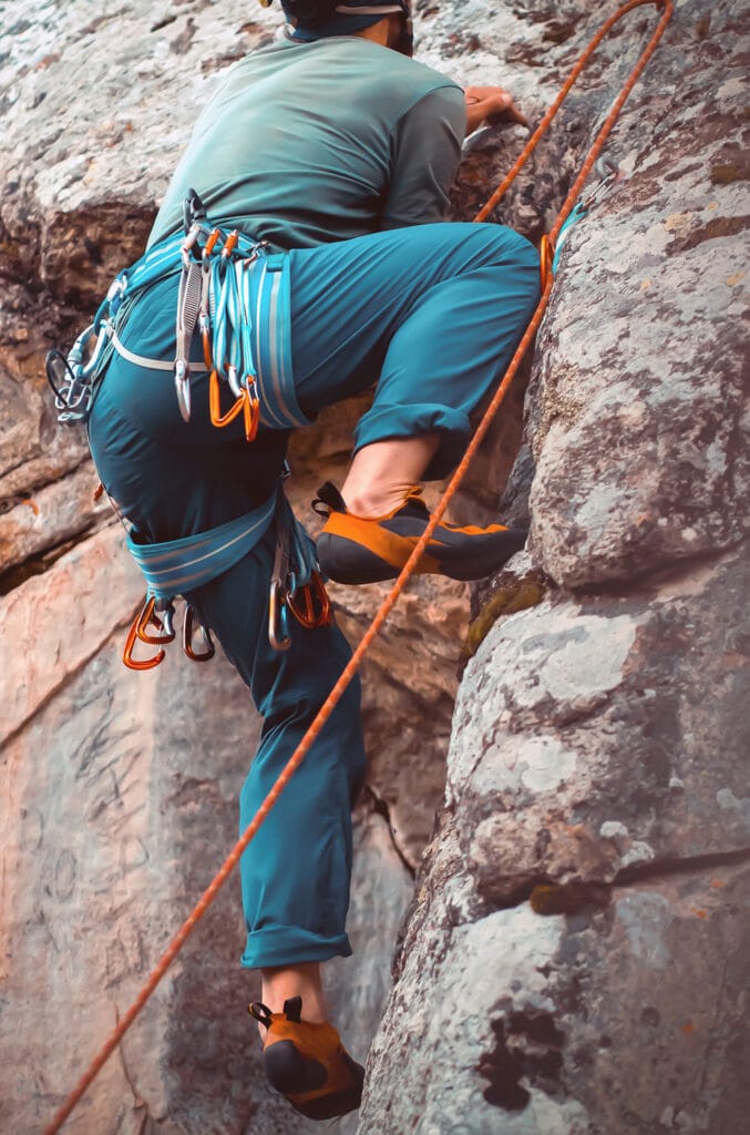 rock climber gear