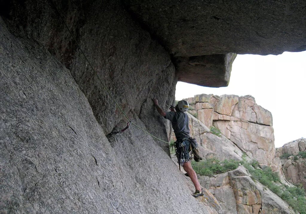 Rock climbing at Black Canyon