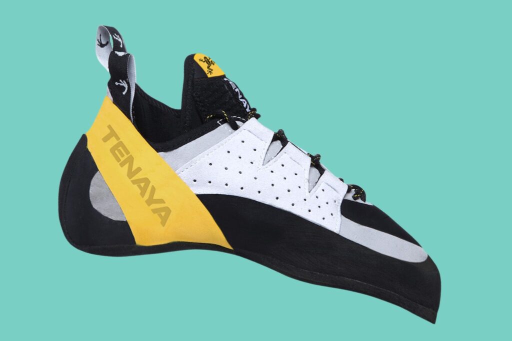 Tenaya Tarifa aggressive shoe (best climbing shoes for sport climbers)