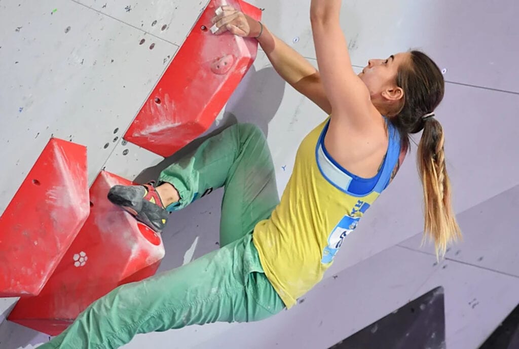 women's boulder semi finals at the Olympic games in Tokyo