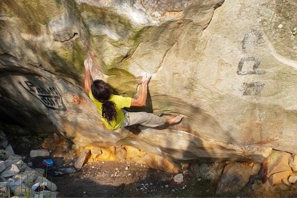 Charles Albert on No Kpote Only, one of the hardest boulder problems in the world