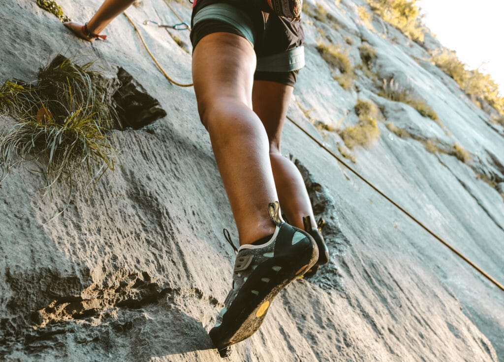beginner climbing footwork